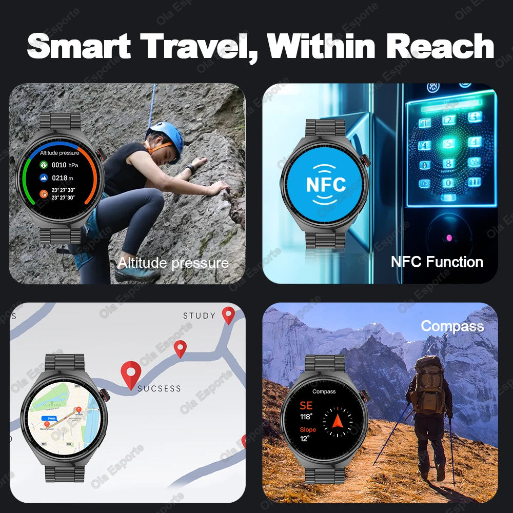 New Smart Watch IP67 Waterproof Heart Rate Blood oxygen Monitoring AI Voice Bluetooth Call Sports Smartwatches For Android IOS